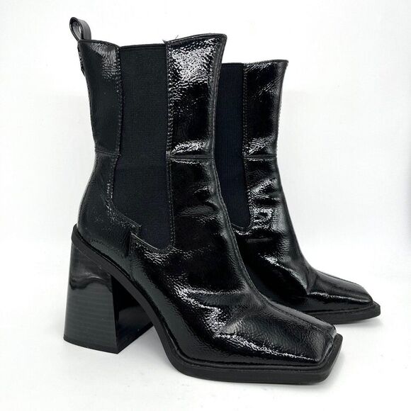 Circus by Sam Edelman Black Chunky Ankle Boots with Heel - Size 7.5M - Picture 1 of 12